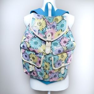 Justice Backpack Daisy Sequin Rainbow Colors